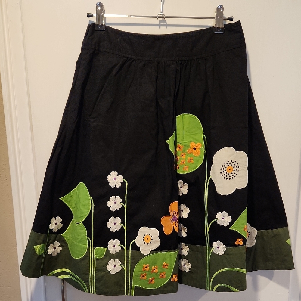 Anthropologie Lithe Beanstalk Skirt 0 - Picture 2 of 3
